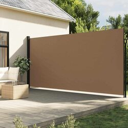 Taupe Retractable Awning for Instant Shade