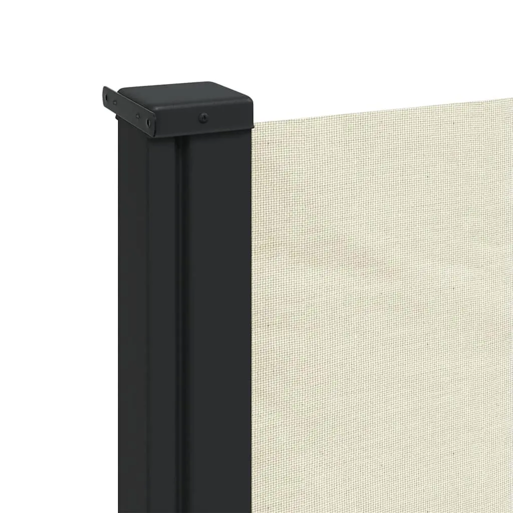 Retractable Side Awning Cream 120x500cm Outdoor Privacy Screen