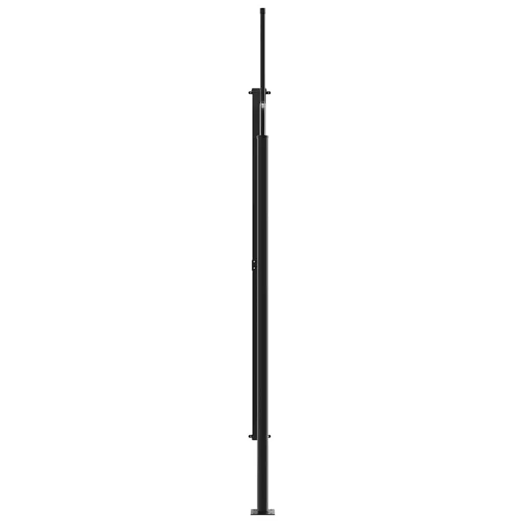Retractable Side Awning Anthracite 200x500cm Outdoor Privacy Screen Garden Patio Balcony
