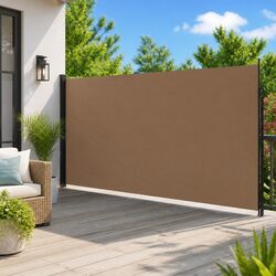 Retractable Side Awning Garden Screen Privacy Shade Balcony Terrace Patio