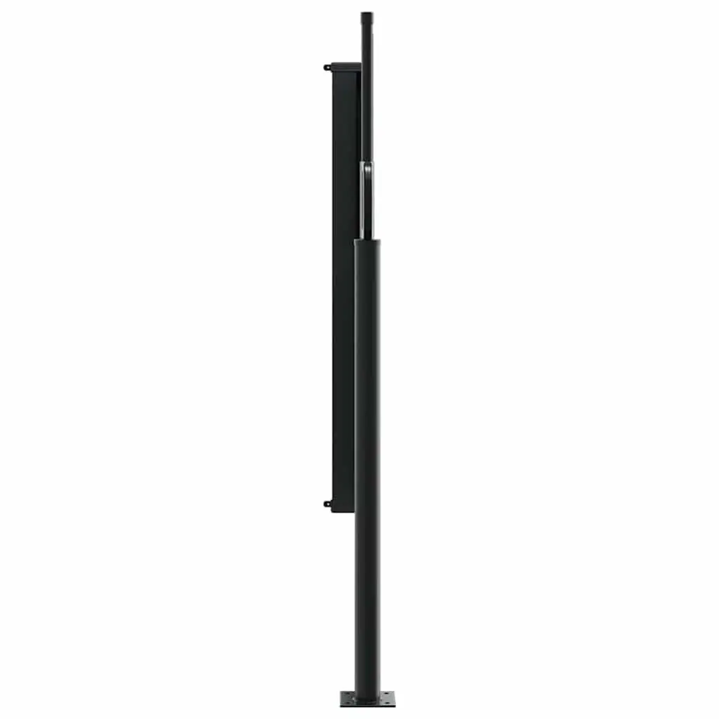 Retractable Side Awning Anthracite 120x600cm Privacy Screen Garden Shade