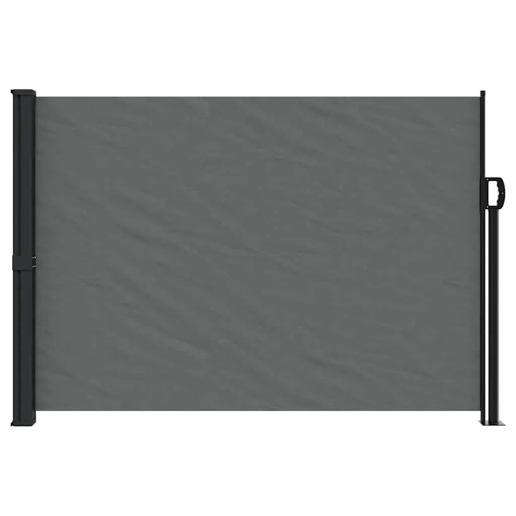 Retractable Side Awning Anthracite 140x600cm Garden Privacy Screen Outdoor