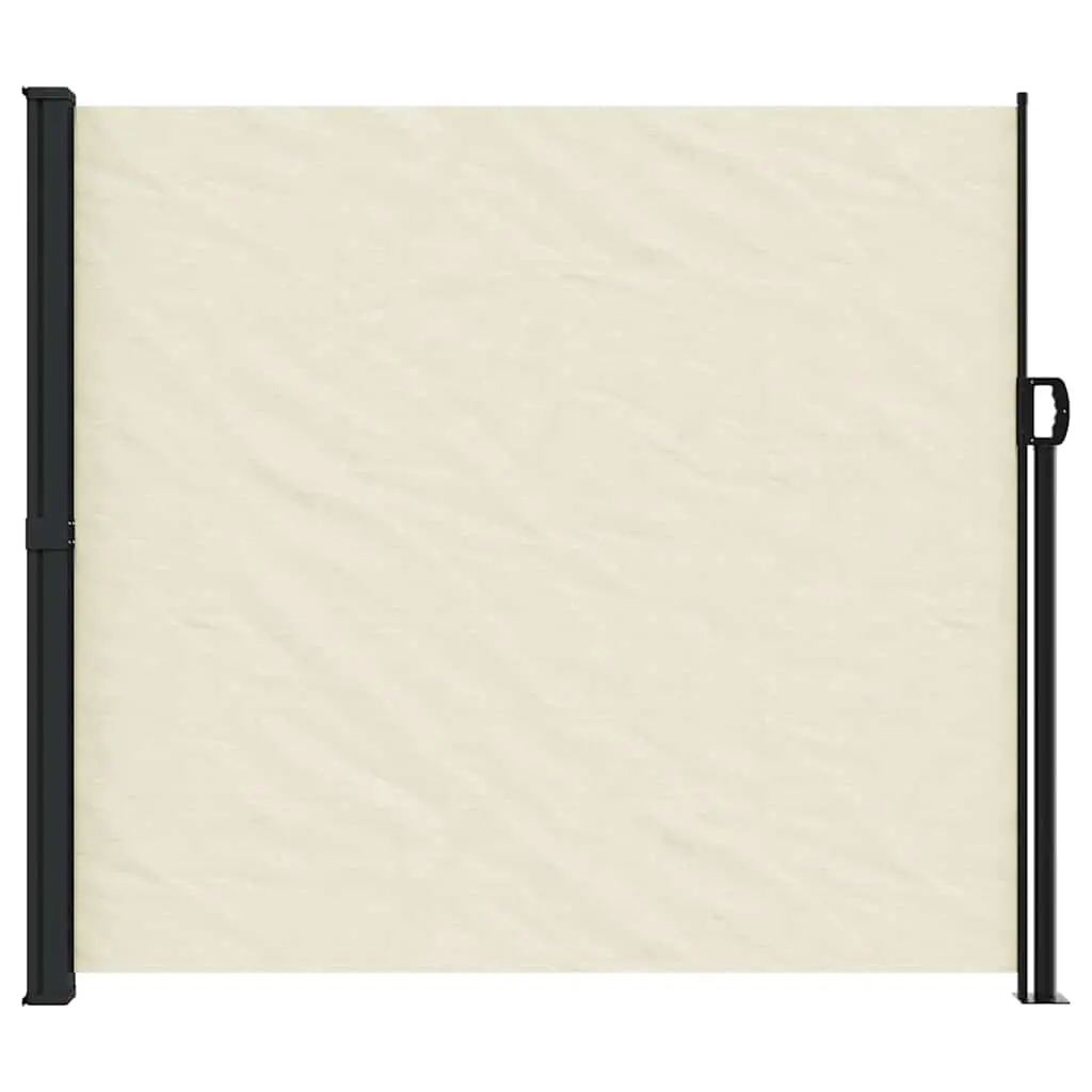 Retractable Side Awning Cream 180x600cm Outdoor Garden Privacy Screen
