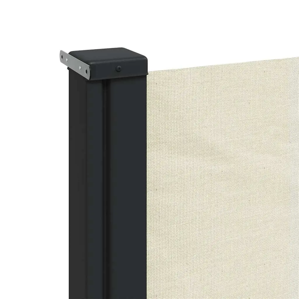 Retractable Side Awning Cream 180x600cm Outdoor Garden Privacy Screen