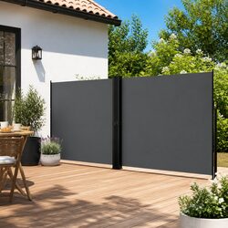 Retractable Side Awning Garden Privacy Screen Outdoor Balcony Terrace Patio