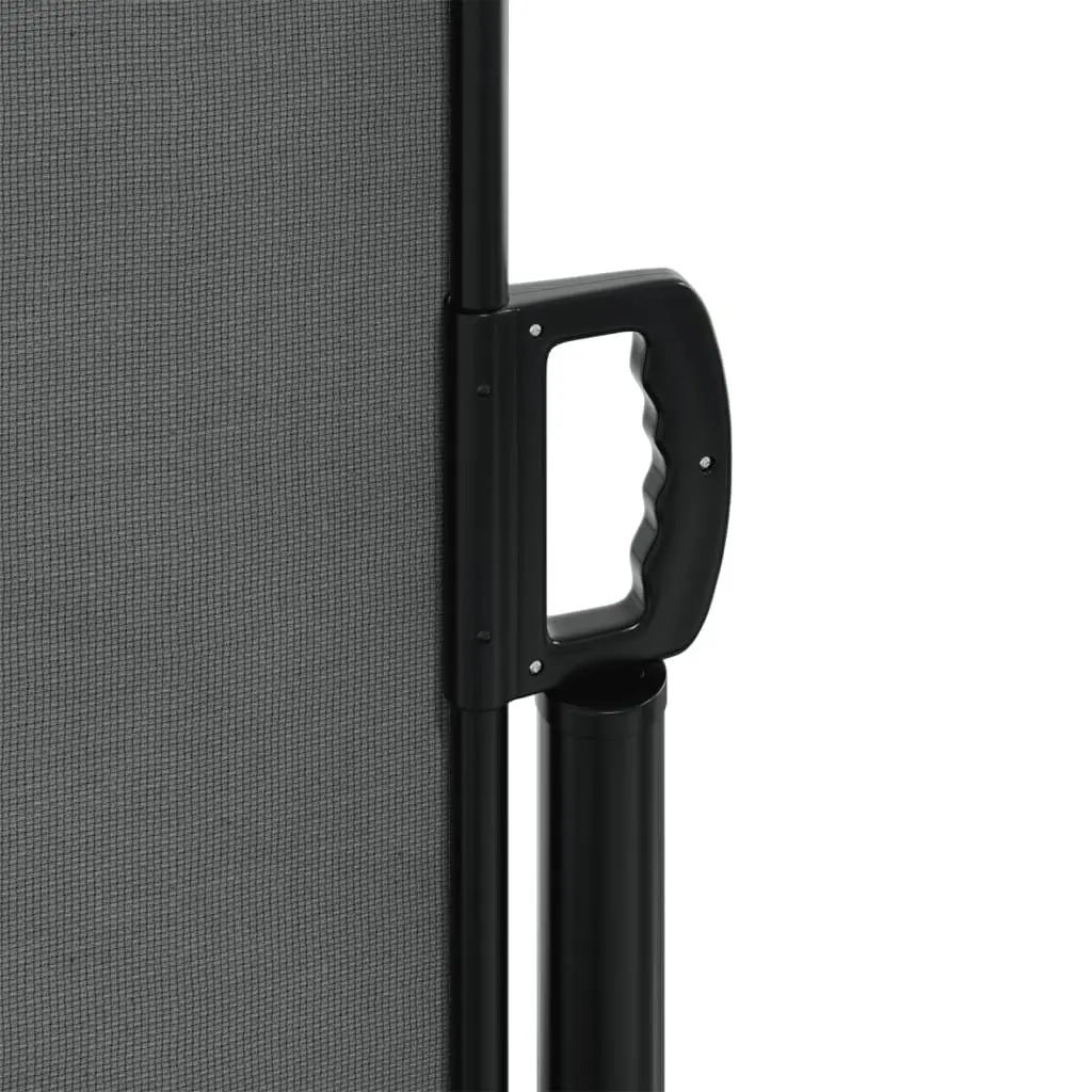 Retractable Side Awning Anthracite 180 x 1000 cm Outdoor Privacy Screen Garden Balcony Terrace Patio