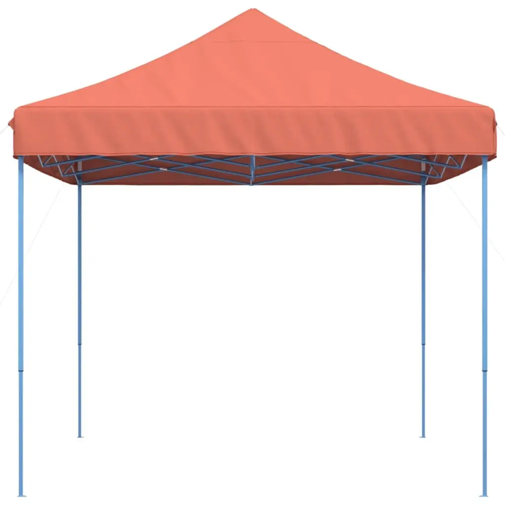 Foldable Pop-Up Party Tent Terracotta Large Quick Assembly Outdoor Canopy