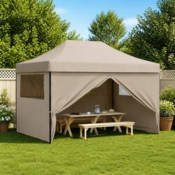 Compact and Efficient Pop-Up Party Tent with 4 Sidewalls