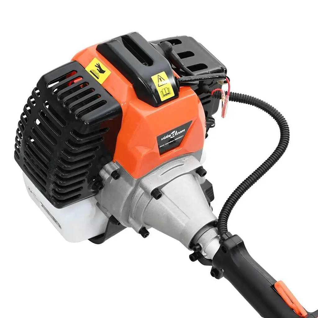 4-in-1 Brush Cutter Green 52cc 1.45kW Detachable Heads for Grass Trimming Hedge Trimming and Pruning