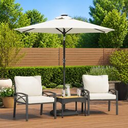 Garden Parasol with Easy Operation