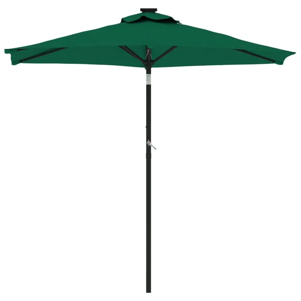 Garden Parasol Green 225x225x212cm Crank Tilt UV Protection