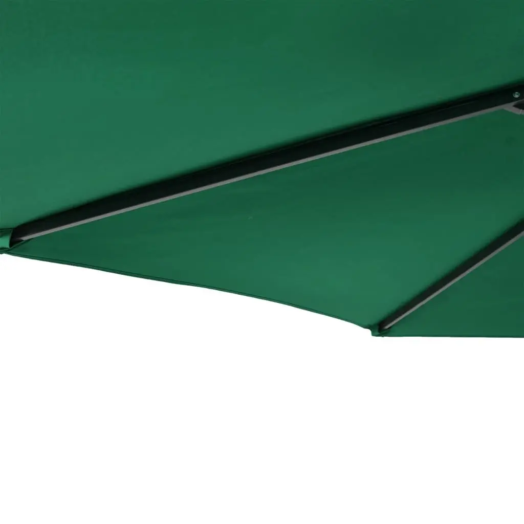 Garden Parasol Green 225x225x212cm Crank Tilt UV Protection