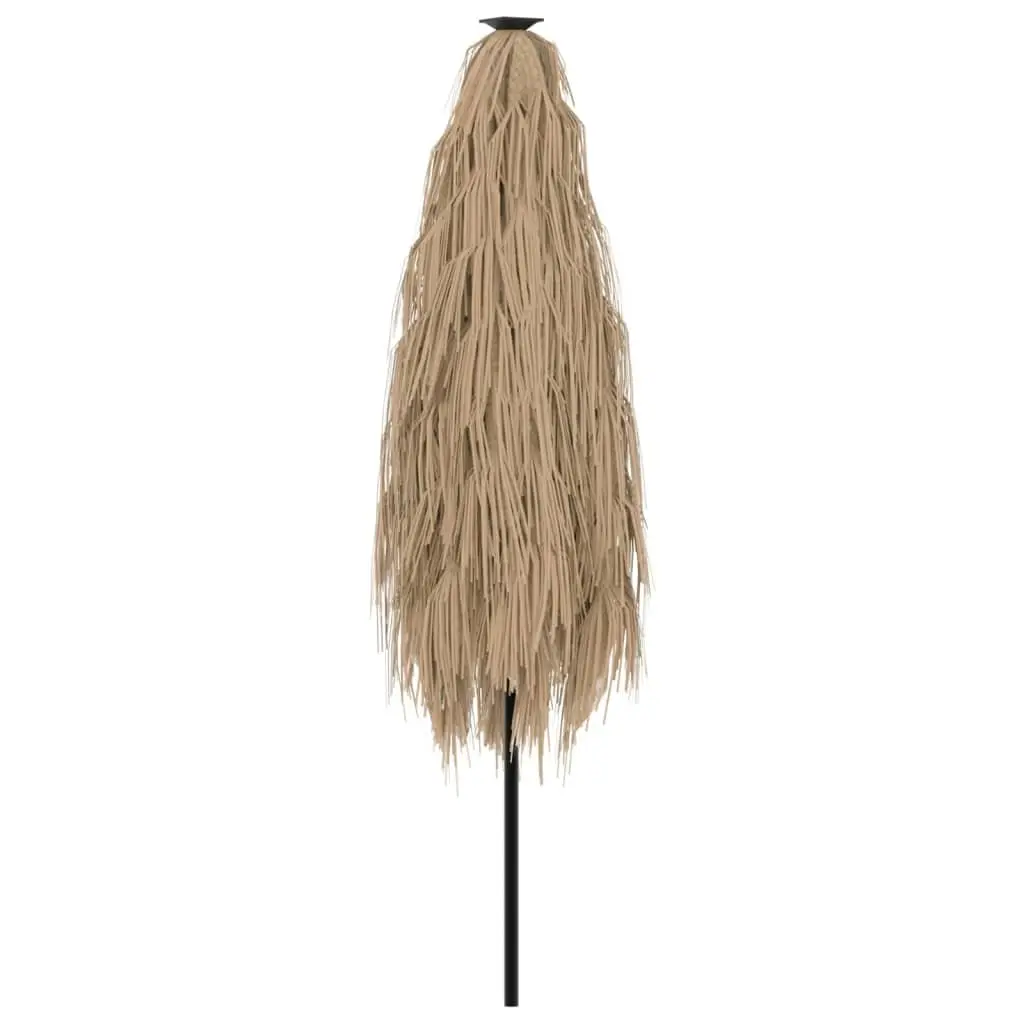 Garden Parasol Brown 248cm Square Canopy Crank Mechanism