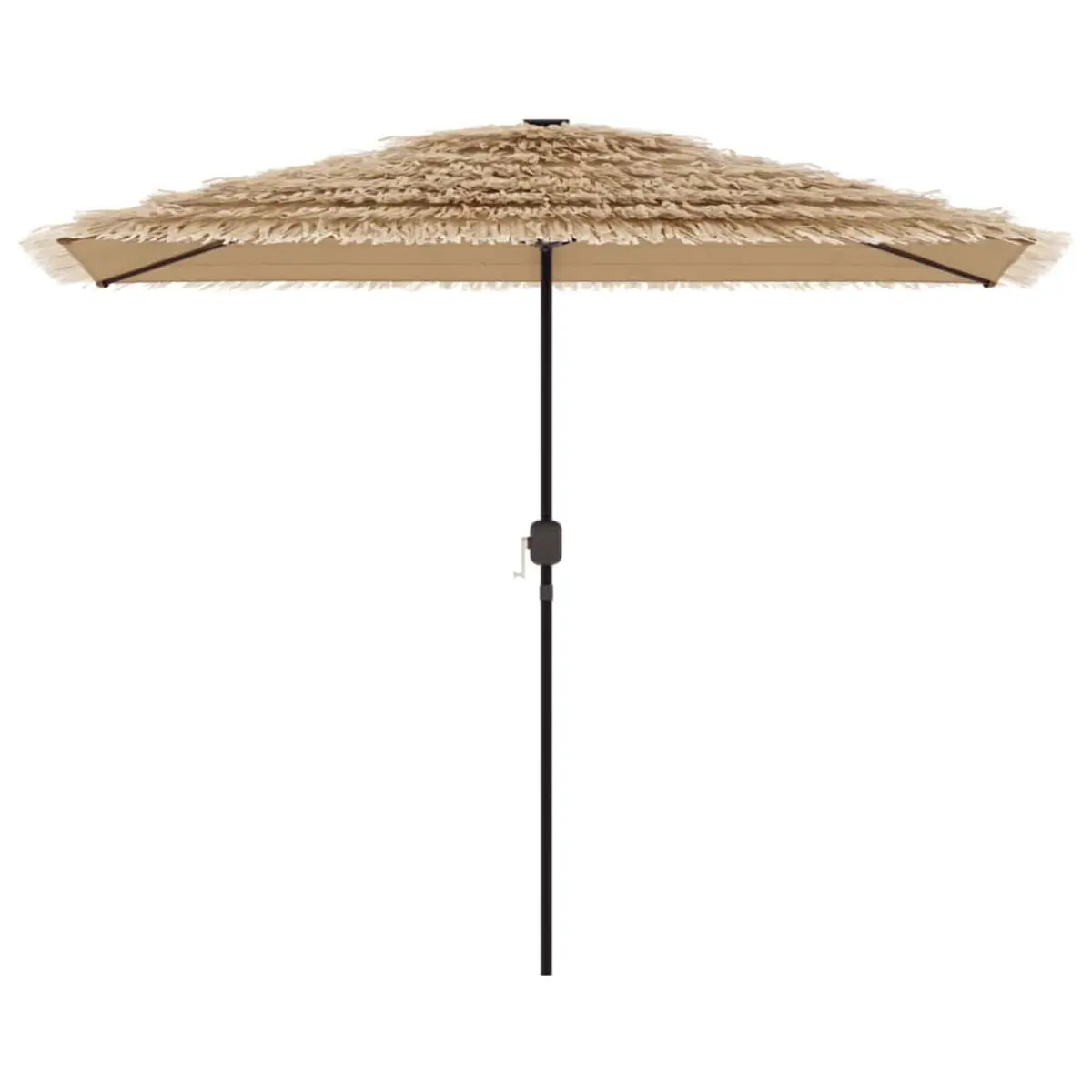 Garden Parasol Brown 300x200x250cm Outdoor Umbrella Sun Shade Crank