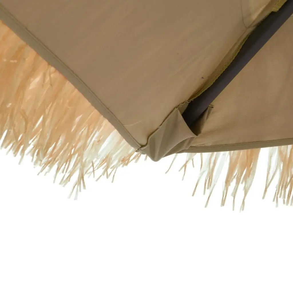 Garden Parasol Brown 288x288x225cm Outdoor Umbrella Sun Shade with Crank Mechanism