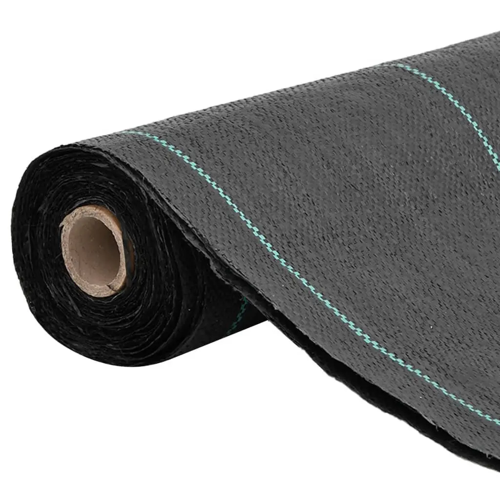 Weed Control Mat Black 1.5 x 50 m Durable UV Stabilised Polypropylene Landscape Fabric