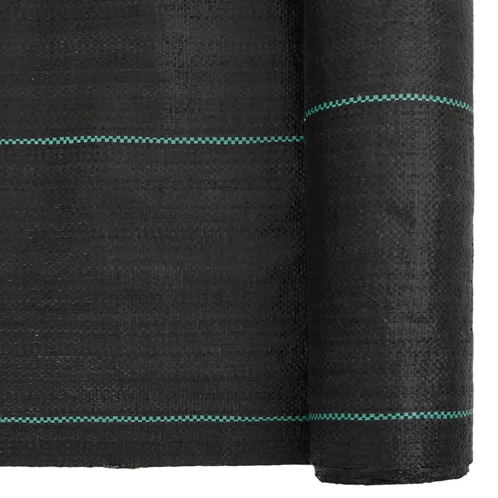 Weed Control Mat Black 1.5 x 50 m Durable UV Stabilised Polypropylene Landscape Fabric