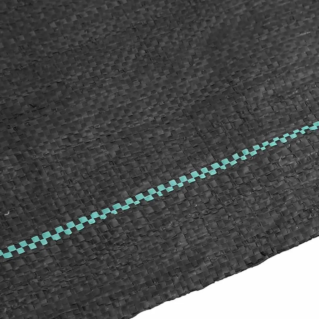 Weed Control Fabric Black 1.5m x 100m Durable UV Stabilised Polypropylene Landscape Membrane Garden Mat