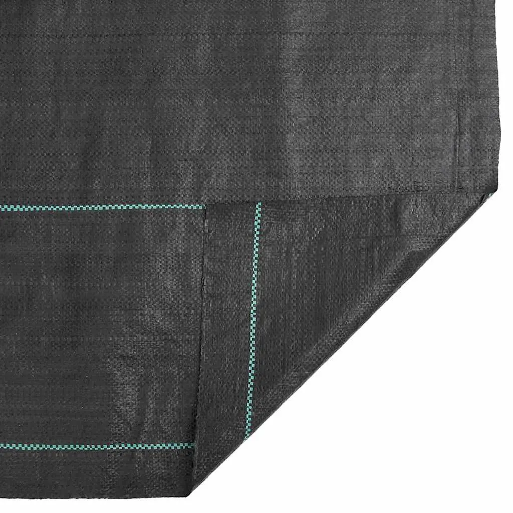 Weed Control Fabric Black 1.5m x 100m Durable UV Stabilised Polypropylene Landscape Membrane Garden Mat