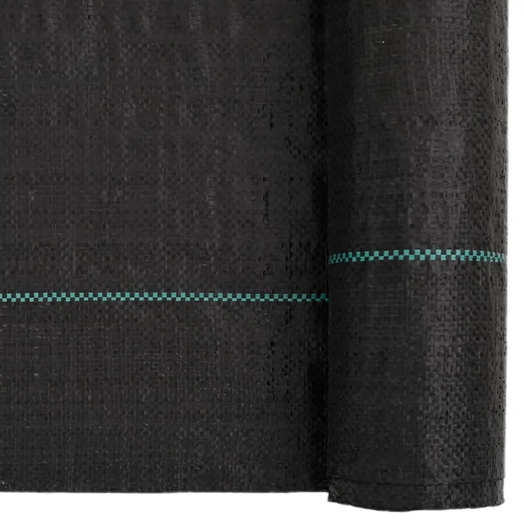 Weed Control Mat Landscape Fabric Black 4x100m UV Stabilised Polypropylene Durable Air Water Permeable