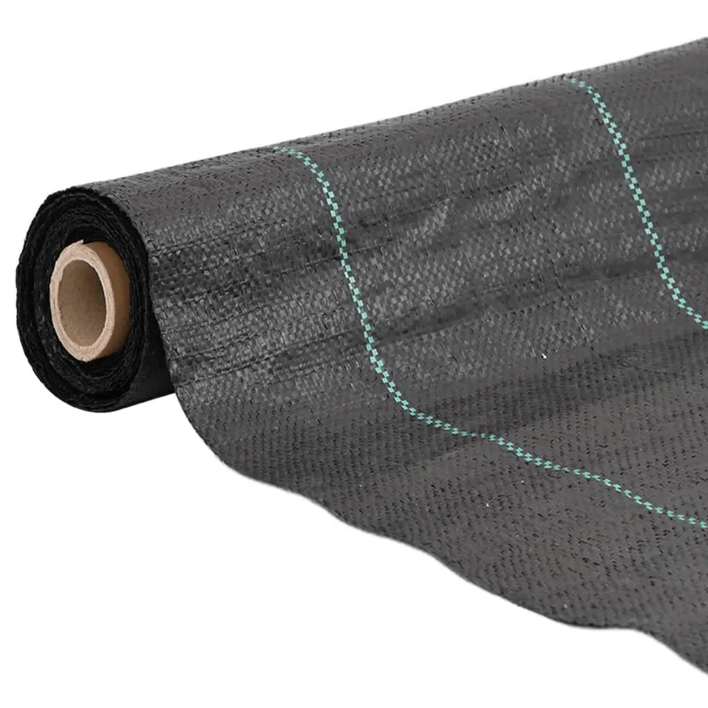 Weed Control Membrane Black 2x100m Durable UV Stabilised Polypropylene Garden Suppression Mat