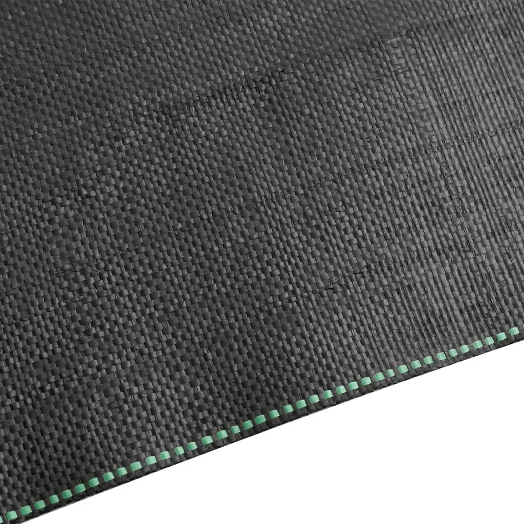 Weed Control Fabric Black 1m x 100m Durable UV Stabilised Polypropylene for Effective Soil Moisture Retention and Weed Suppression