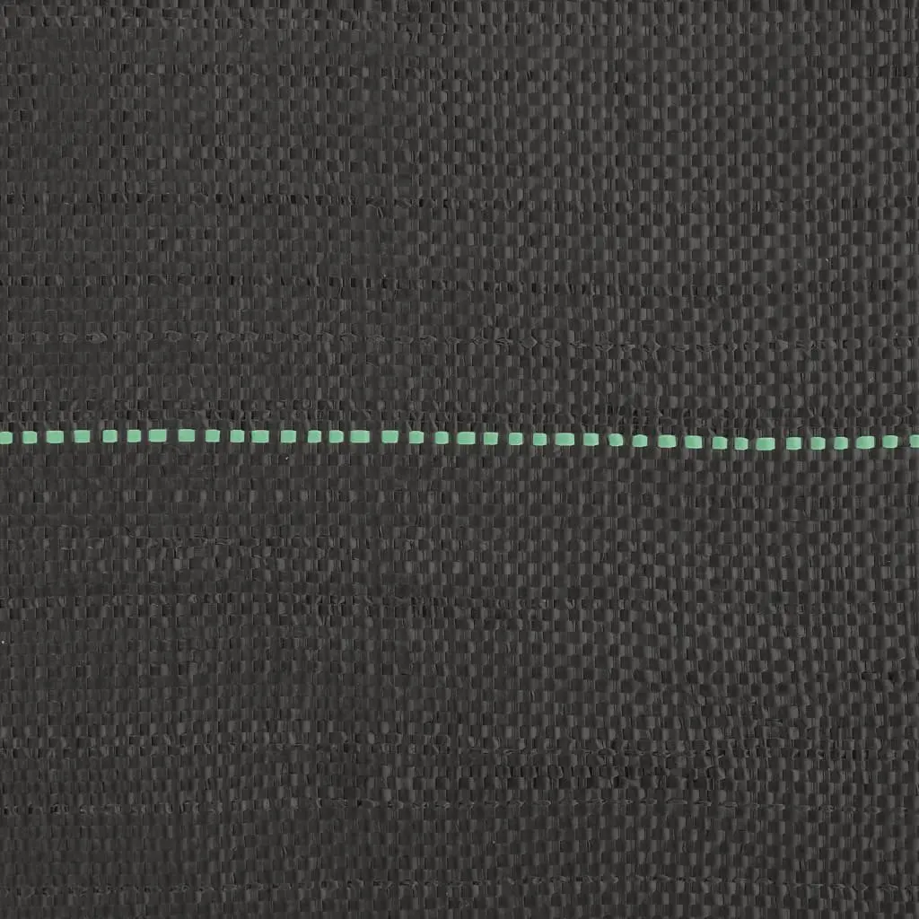 Weed Control Fabric Black 1m x 100m Durable UV Stabilised Polypropylene for Effective Soil Moisture Retention and Weed Suppression