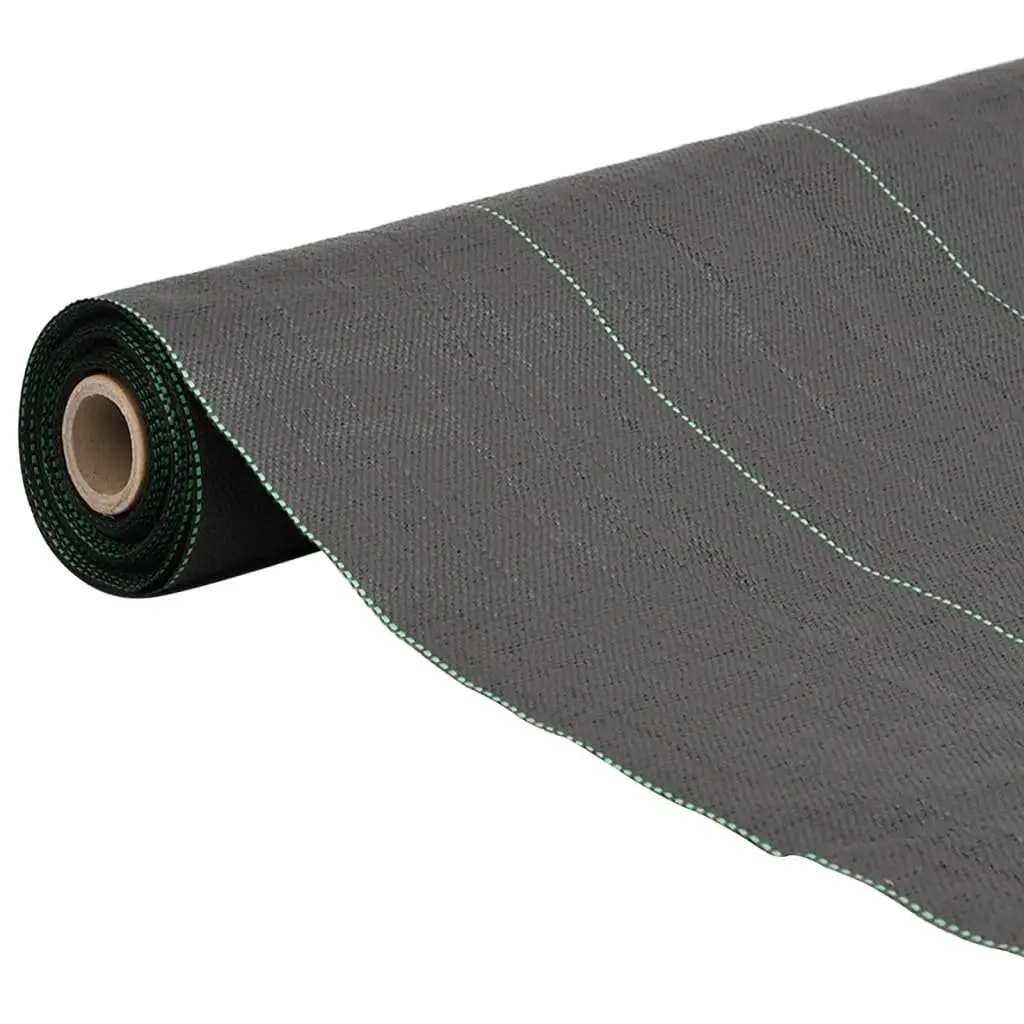 Weed Control Membrane Fabric Black 1x200m Durable UV Stabilised Polypropylene for Landscape Garden Lawn
