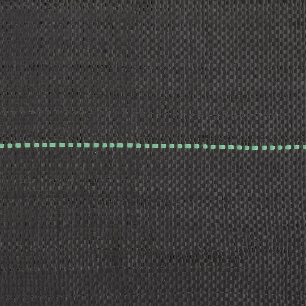 Weed Membrane Black 2x100 m Durable Polypropylene Landscape Fabric for Garden Weed Control