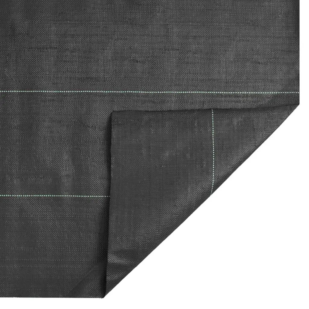 Weed Membrane Black 2x100 m Durable Polypropylene Landscape Fabric for Garden Weed Control