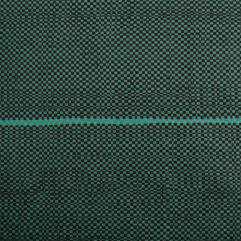 Weed Control Membrane Green 0.5x100 m UV Stabilised Polypropylene Landscape Fabric