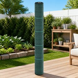 Weed Control Membrane Green 1x150m Garden Landscape Fabric Water Permeable