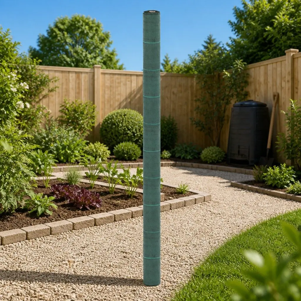 Weed Control Fabric Green 2x100m Durable Polypropylene Landscape Membrane