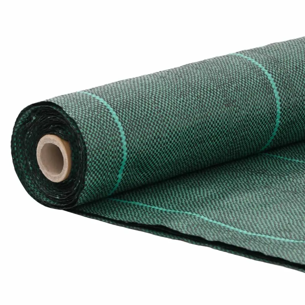 Weed Control Fabric Green 2x100m Durable Polypropylene Landscape Membrane