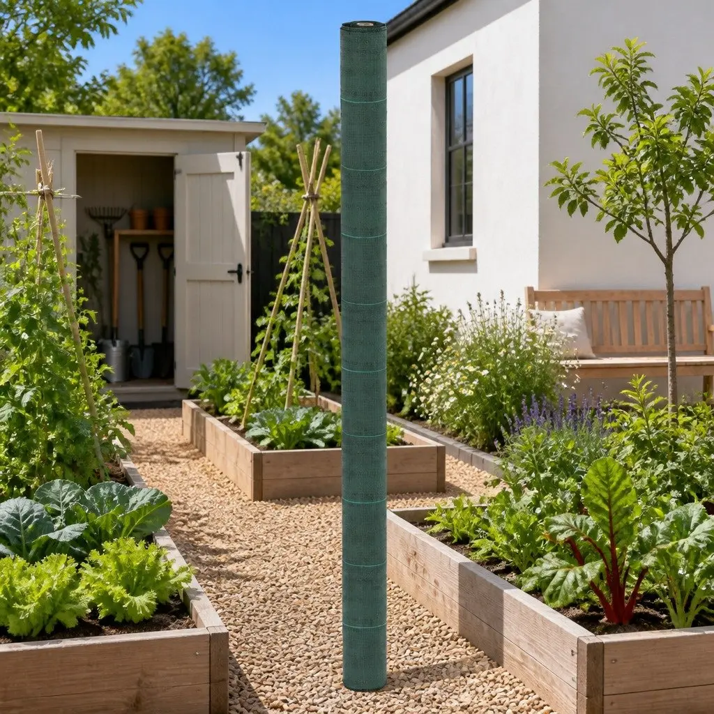 Weed Membrane Green 2x200 m Durable Polypropylene Landscape Fabric for Effective Weed Control