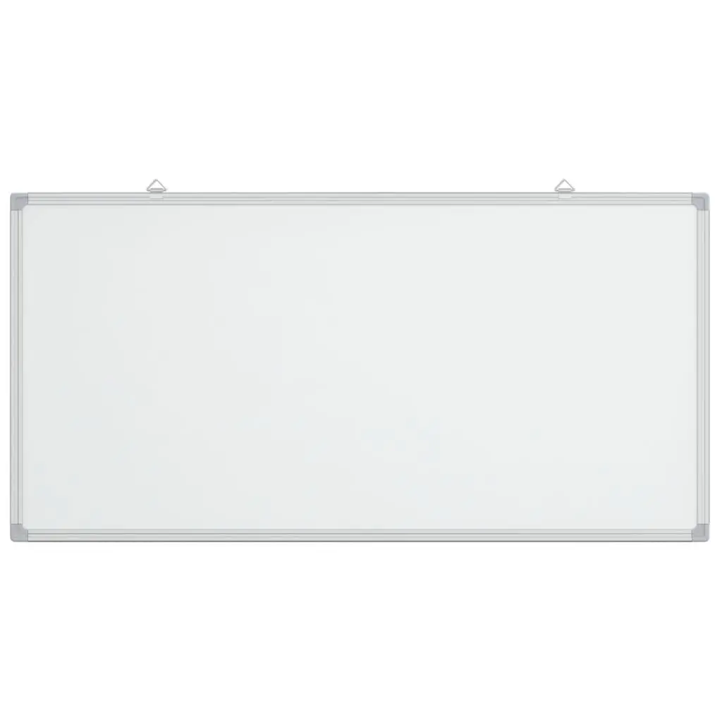 Magnetic Whiteboard White 60x30cm Wall-Mounted Smooth Surface Aluminium Frame