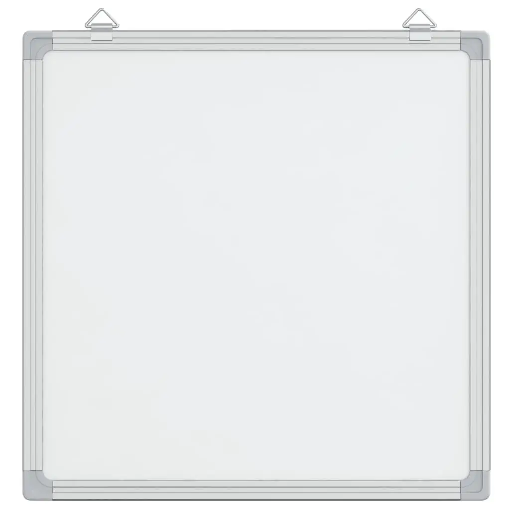 Magnetic Whiteboard White 40x40 cm Wall Mount Display Board Smooth Lacquer Coated Surface