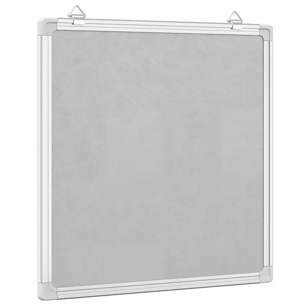 Magnetic Whiteboard White 40x40 cm Wall Mount Display Board Smooth Lacquer Coated Surface