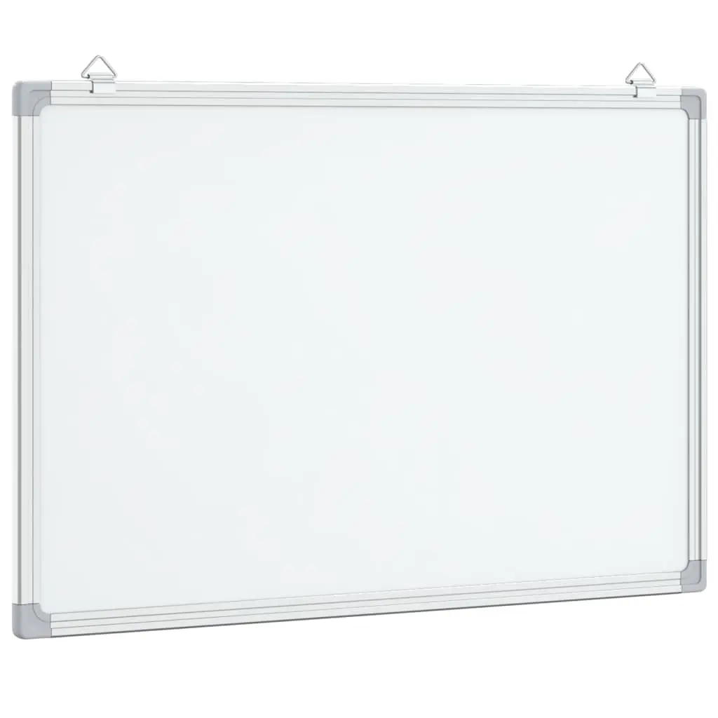 Magnetic Whiteboard White 60x40cm Smooth Surface Wall Mount Display Board for Office Home Presentation