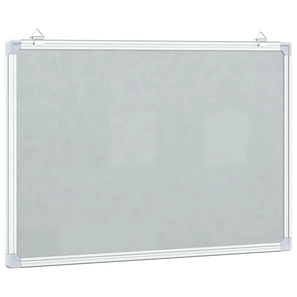 Magnetic Whiteboard White 60x40cm Smooth Surface Wall Mount Display Board for Office Home Presentation