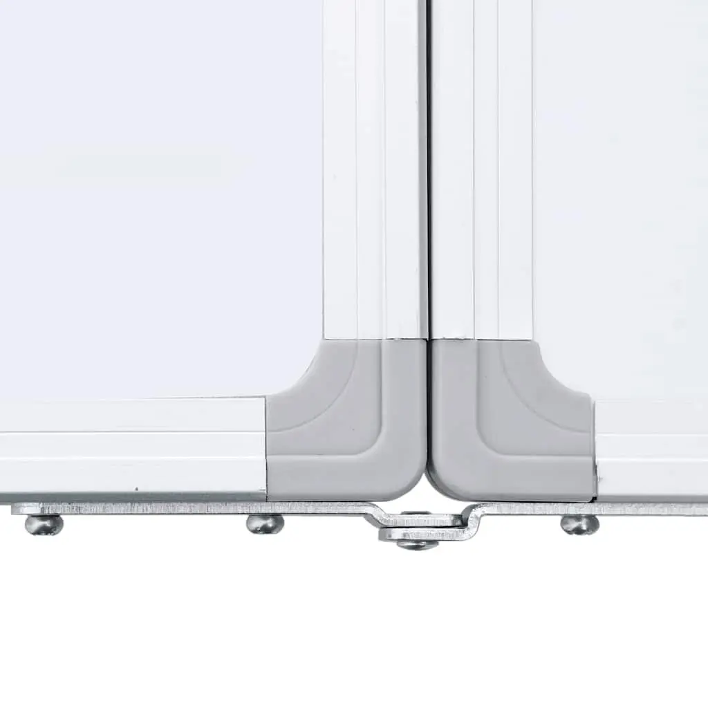 Magnetic Whiteboard Foldable Double Panel 100x80cm Home Office Display Board