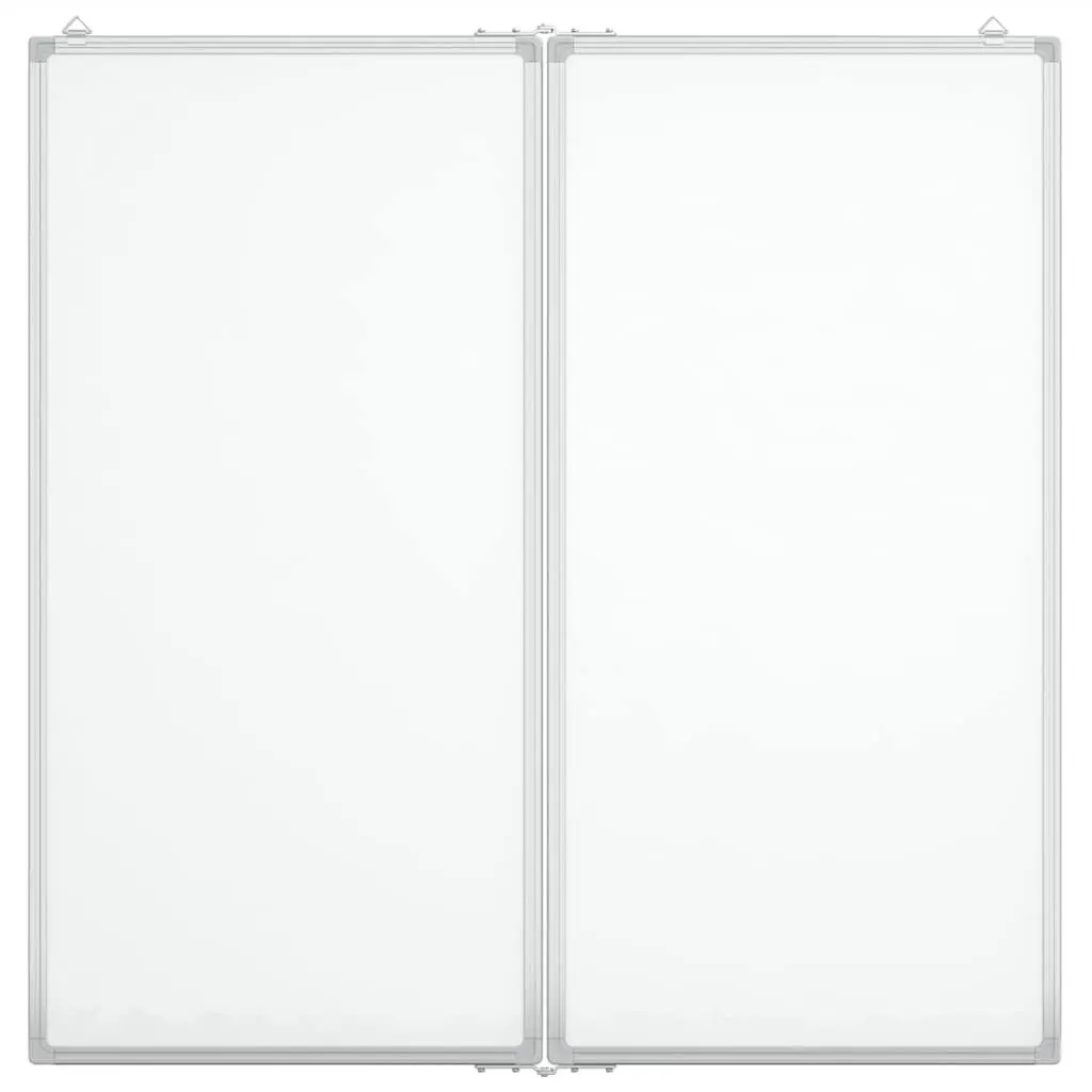 Magnetic Foldable Whiteboard White 100cm Smooth Surface for Office Home School Presentation