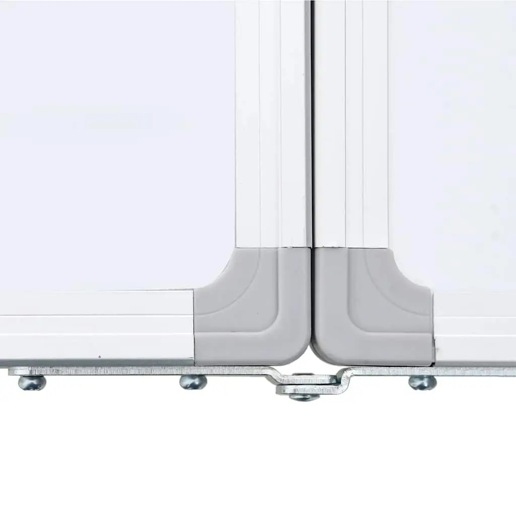 Magnetic Foldable Whiteboard White 100cm Smooth Surface for Office Home School Presentation