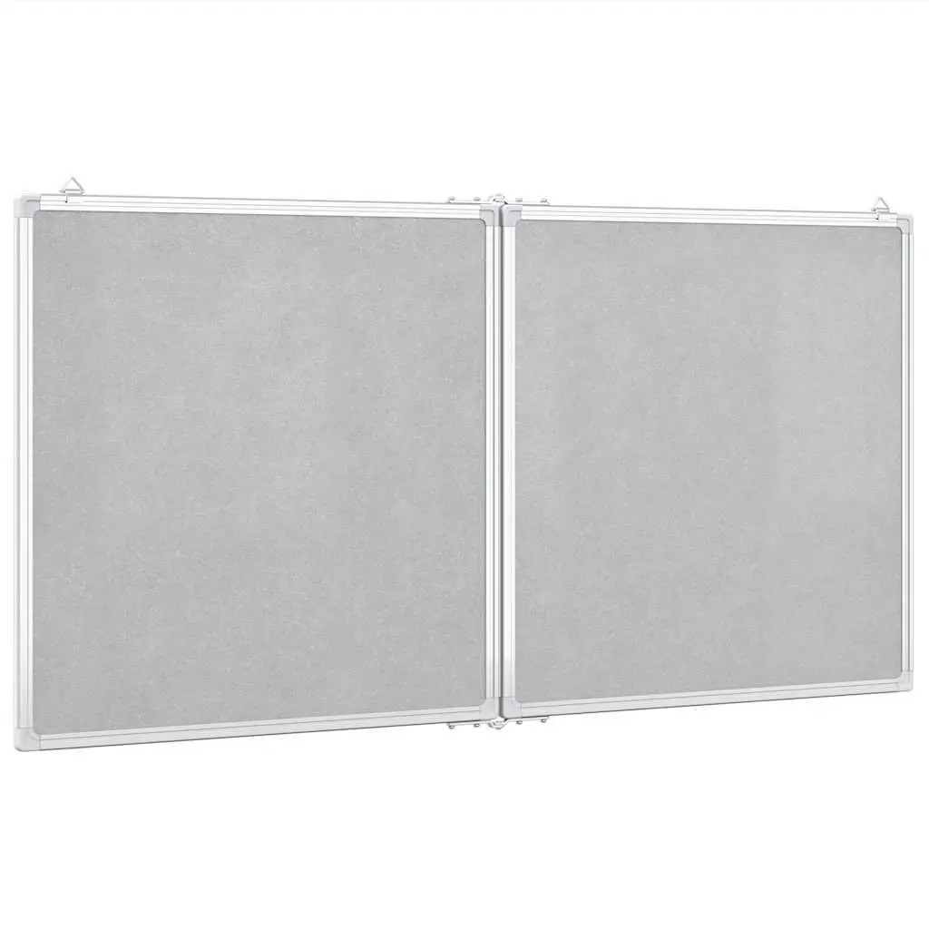 Magnetic Whiteboard White Foldable Two Panel Display Board Lacquer Coated Surface