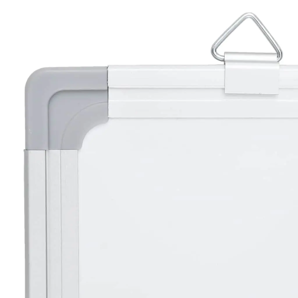 Magnetic Whiteboard White Foldable Two Panel Display Board Lacquer Coated Surface