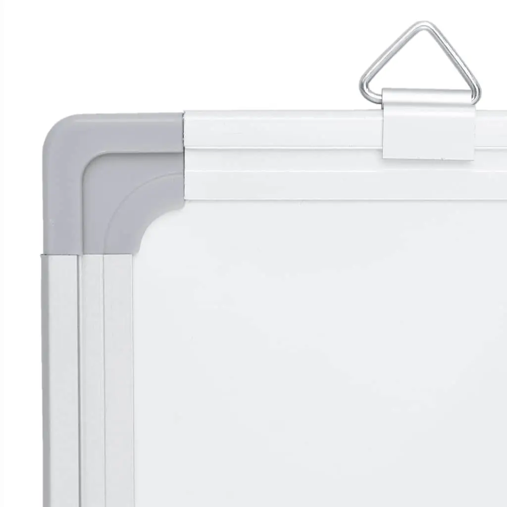 Magnetic Whiteboard Foldable Dual Panel White 120 x 100 cm Smooth Lacquer-Coated Surface