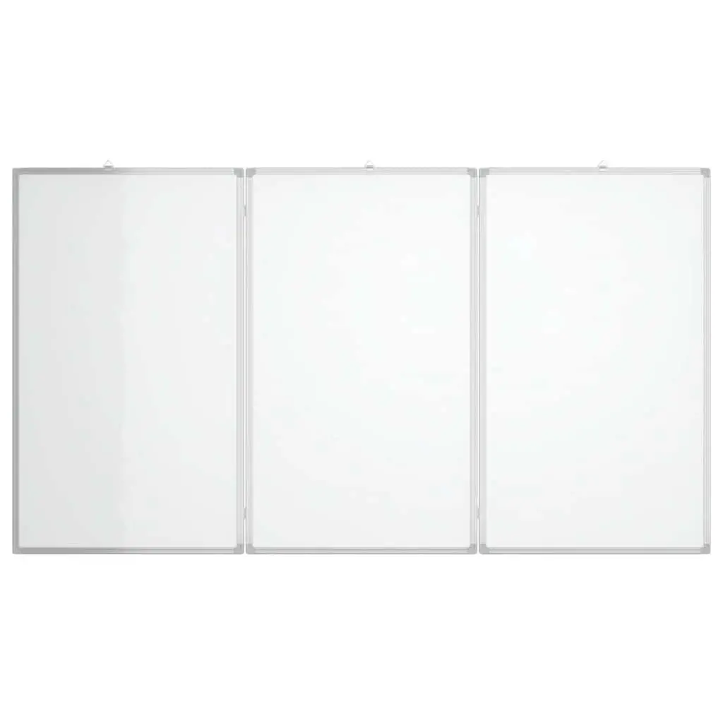 Magnetic Whiteboard White Foldable Two Panel Presentation Display Board