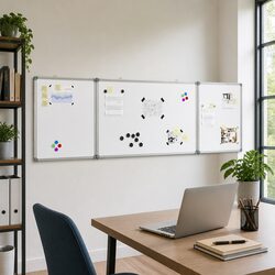 Magnetic Whiteboard Foldable Display Board Office Home School Presentation