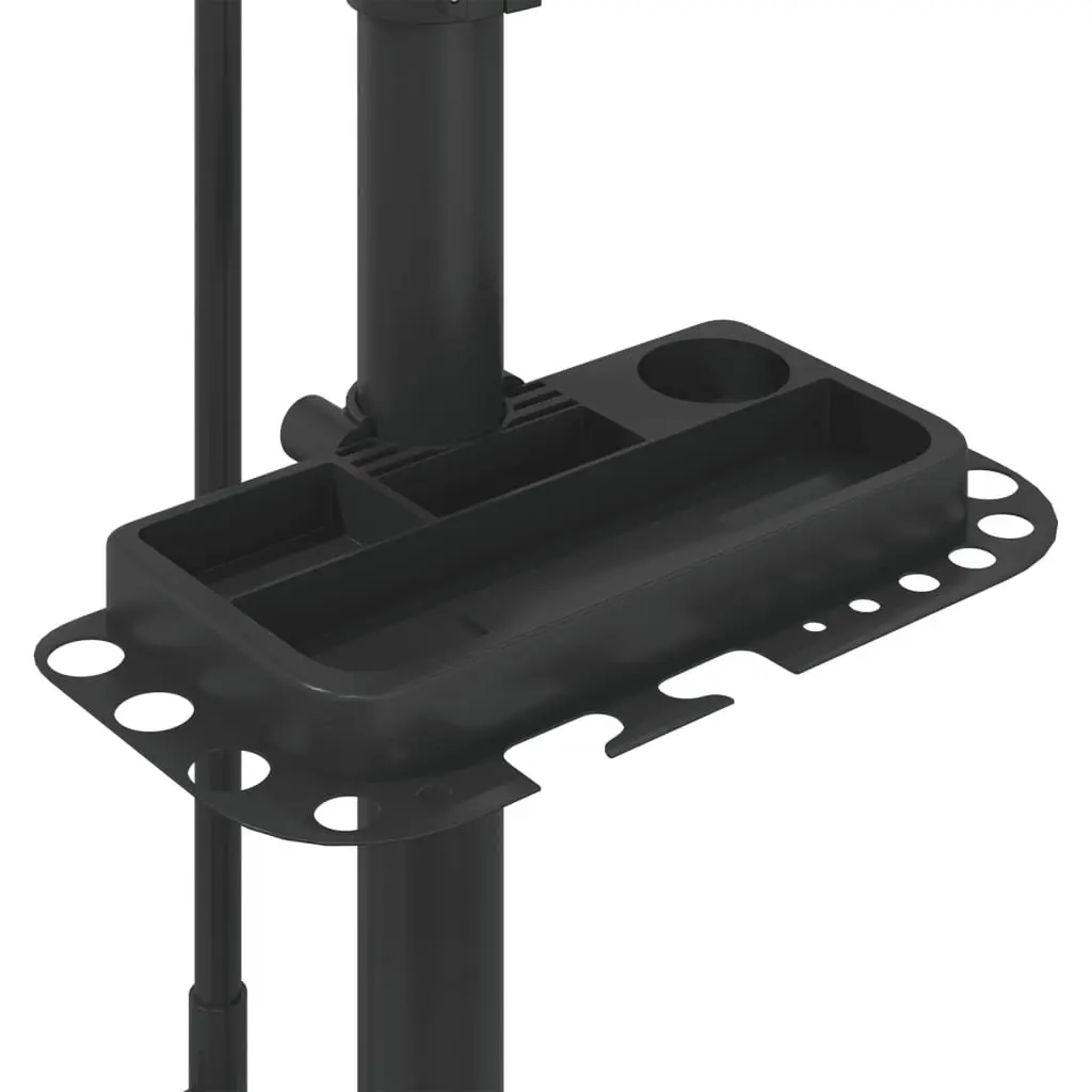 Bike Repair Stand Blue Adjustable Height 108-188cm Foldable Steel 360 Degree Rotatable Clamping Jaws