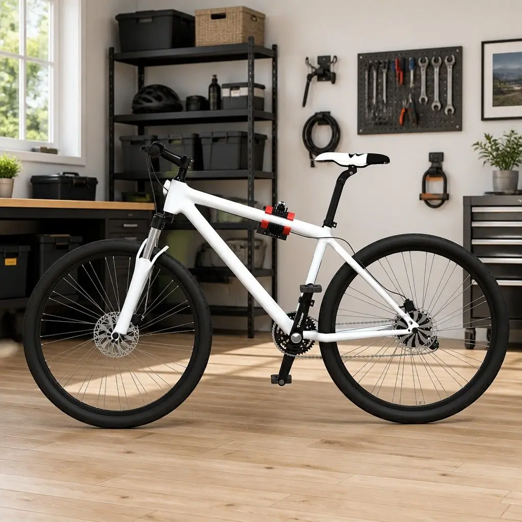 Wall Mounted Bike Repair Stand Foldable Bicycle Maintenance Workbench Storage